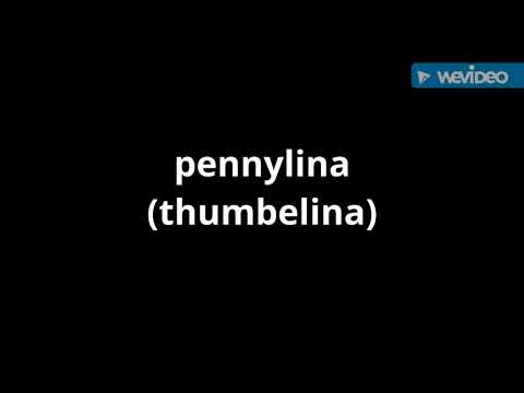 pennylina (thumbelina) cast video