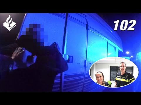 Aanhouding politie na achtervolging. Nachtdienst. Politievlogger Jan-Willem
