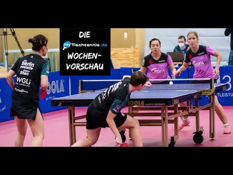 Die myTischtennis-Wochenvorschau - KW 15