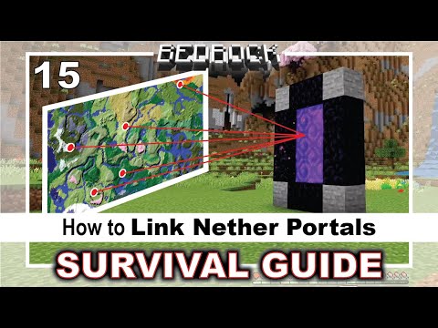 How to Link Nether Portals (Ultimate Bedrock Survival Guide)