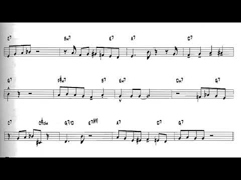 VIII. BE-BOP SPECIAL  - Bob Mintzer: 14 Blues & Funk Etudes - For Bb