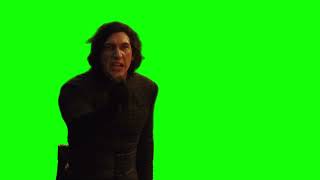Kylo Ren "you're still holding on, let go" green screen