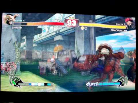 JR RODRIGUEZ ( AKUMA ) VS SynKyller ( ZANGIEF ) STREET FIGHTER IV ON XBOX 360 GAME 11