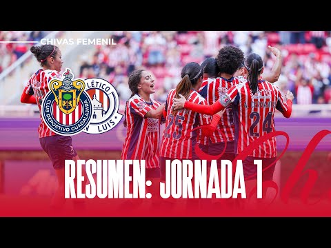 SUMMARY AND GOALS: Chivas Women vs San Luis | Matchday 1 | Clausura 2026