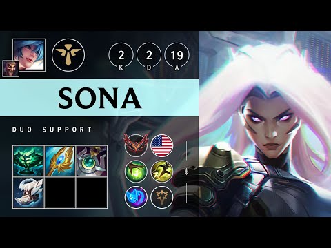 Sona Support vs Seraphine - NA Grandmaster Patch 25.20