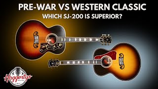 Video thumbnail for King of the Flat Tops: Which Gibson SJ-200 is the Best? (Pre-War SJ-200 vs. Western Classic SJ-200) by Haggerty's MusicWorks