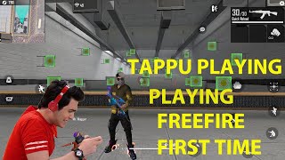 Tapu playing freefire first time funny video on tr