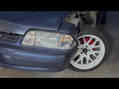 Fdf angle kit install on the Foxbody!