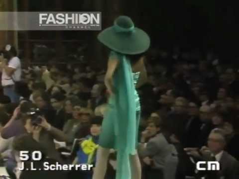 "Jean Louis Scherrer" Spring Summer 1986 Paris Haute Couture by Canale Moda