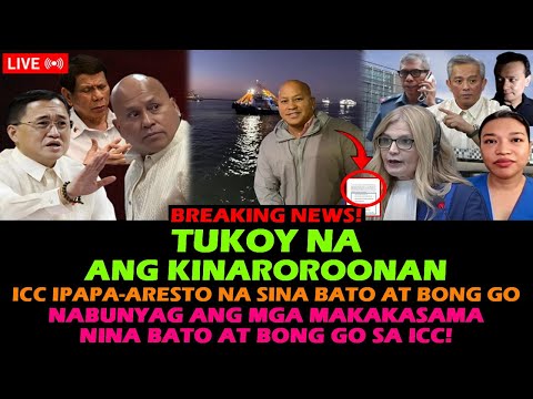BATO DELA ROSA AT BONG GO BIGLAANG PAGLABAS NG ICC WARRANT OF ARREST ATTY CONTI TITO SOTTO VP SARA‼️