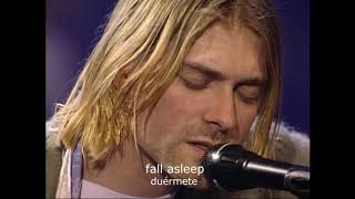 Nirvana - Dumb Mtv Unplugged English Spanish Lyrics