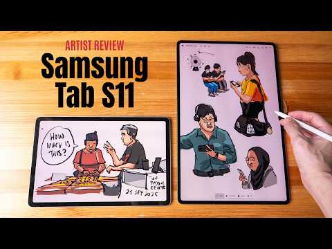 Samsung Tab S11 & Ultra (Künstler-Test): Neuer Stift hat Vor- und Nachteile