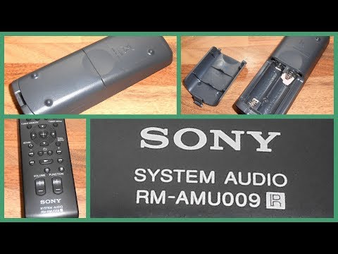 Genuine SONY RM-AMU009 Audio System Remote CMT-BX20I CMT-BX50BTI CMT-FX300I VGC