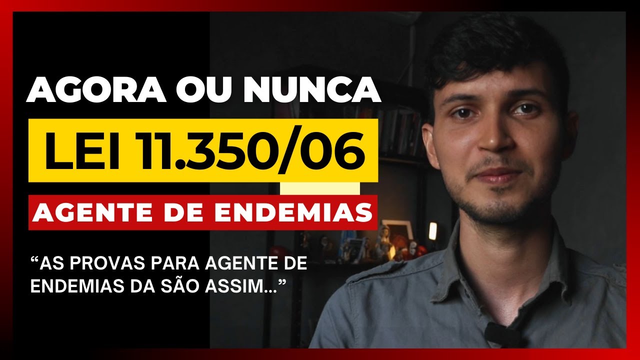 CONCURSO PARA AGENTE DE ENDEMIAS | Questões Imbatíveis Para ACE