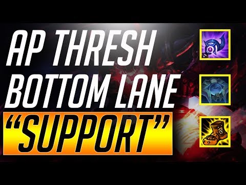 League of Legends | "SUPPORT" AP THRESH BOTTOM LANE