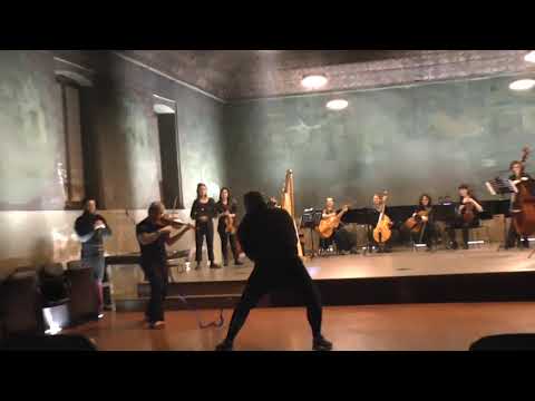 Duel between violin and 2-handed sword - Helicona Project