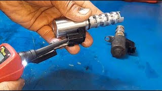 2009 INFINITI G37 VVT Solenoid removal, inspect & replacement both sides. P0011 P0021 VQ37HR