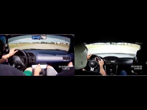 Scion FRS vs Honda S2000 Autocross Huntsville JHP 9/29/2013