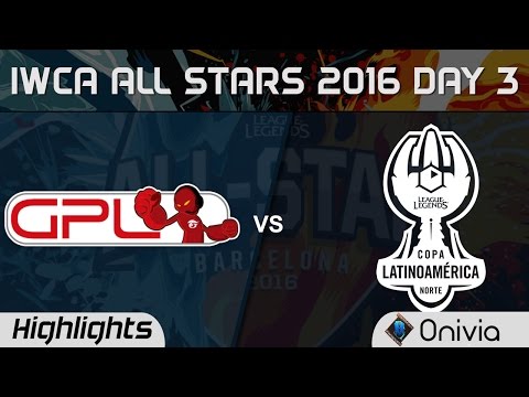 GPL vs LAN All for One Highlights IWCA Barcelona 2016 D3 SouthEast Asia vs Latin America North