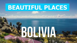 Bolivia beautiful places to visit | Lake Titicaca, La Paz, Sucre | 4k video | Bolivia tourist places