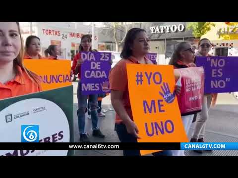 Video: Mujeres marchan contra la violencia en Culiacán