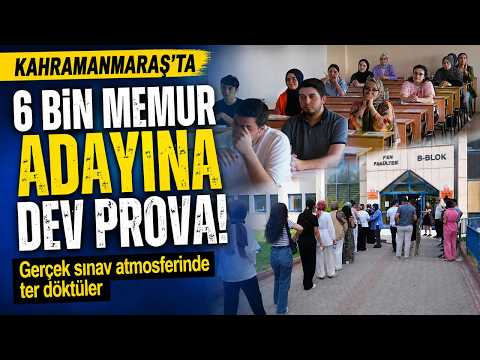 Kahramanmaraş'ta 6 bin adaya KPSS provası: Birebir ÖSYM formatı