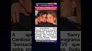Saory Cardoso revela pressão de Dudu Camargo para engravidar