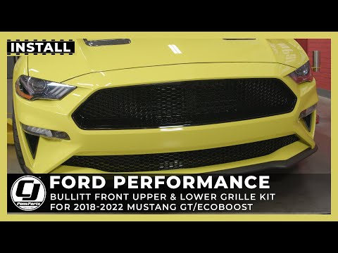 Bullitt Style Your S550! Let's Upgrade to a Glossy Front Grille 😎