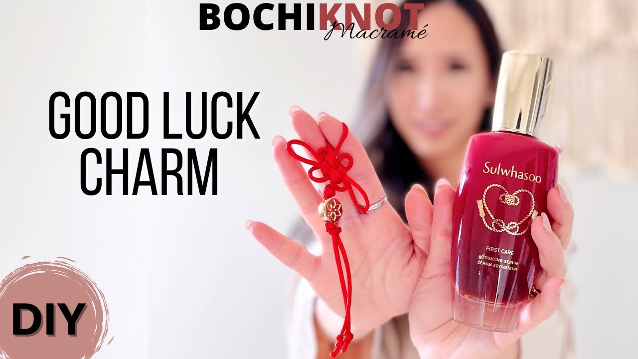 How to Make a Simple Chinese Good Luck Knot Macrame Charm | Lunar New Year Special