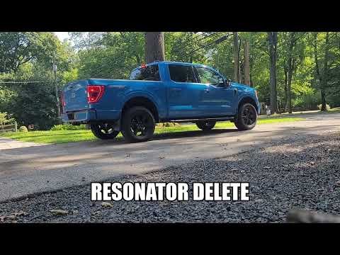 2021 Ford F150 3.5 EcoBoost FactionFab Resonator Delete