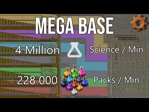 HOW I REACHED 4 MILLION SPM MEGA BASE in SPACE AGE FACTORIO