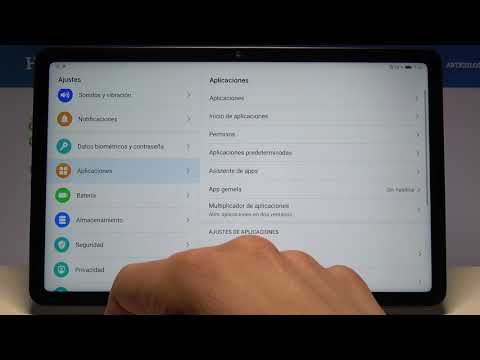 Cómo restaurar aplicaciones en Huawei MatePad 10.4 - restablecer ajustes de apps
