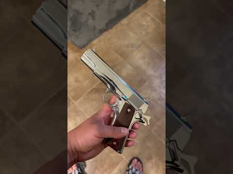 Colt 1911 Mirror, High Polish Stainless Steel .45