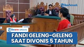 Ekspresi Lesu Fandi Ramadhan saat Divonis 5 Tahun Penjara, Ibu Langsung Menerabas ke Kursi Terdakwa