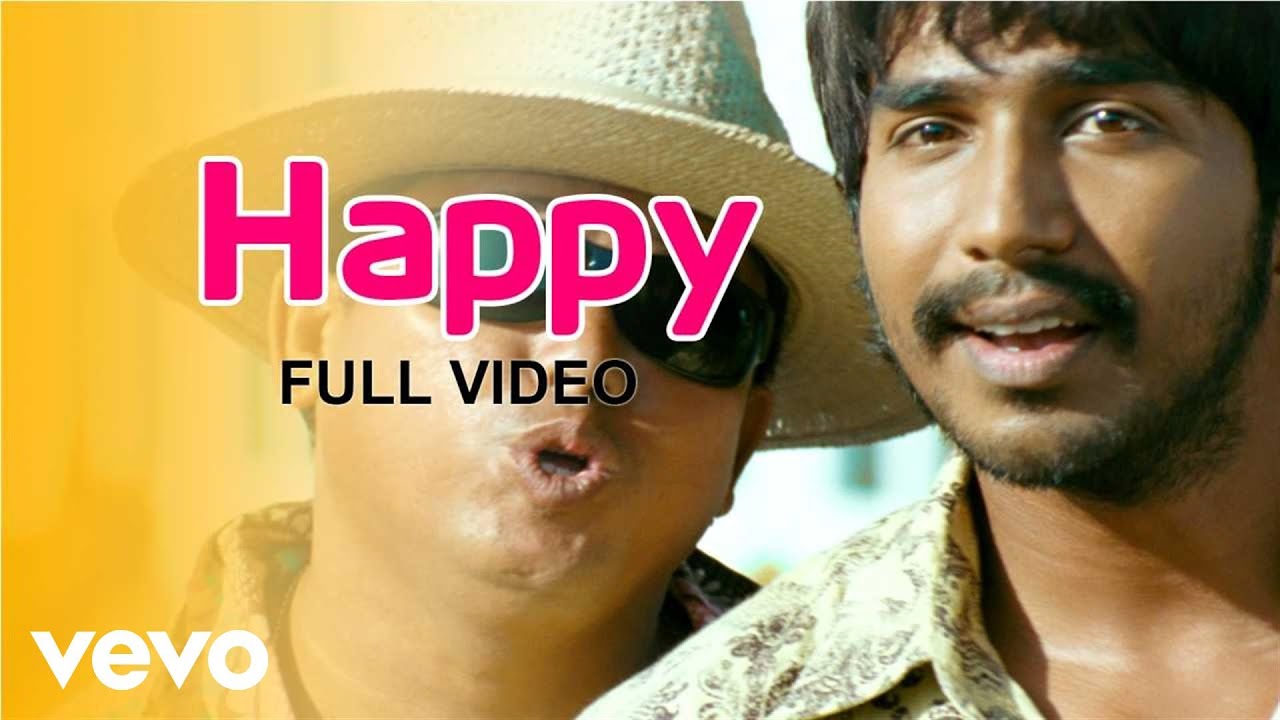 Happy Song Lyrics | Bale Pandiya (2010 film) | Malaysia Vasudevan, Haricharan