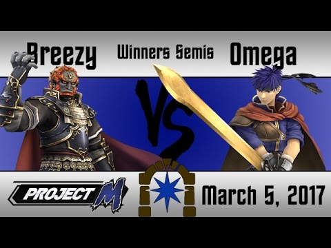 Project M @ DVG #3 - Breezy (Ganondorf) vs Omega (Ike) - Winners Semis
