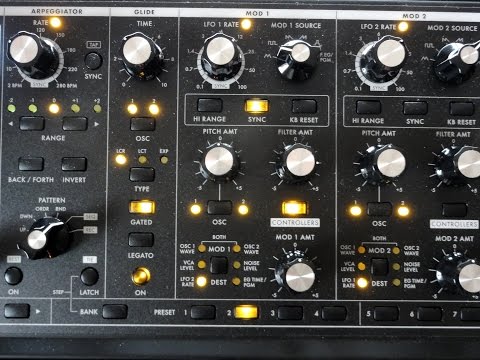 Moog Sub 37 - Tidbits and Tips for the Mod Wheel