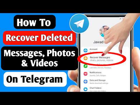 How To Recover Deleted Telegram Message, Chats, Pictures and Videos (Method 2026)