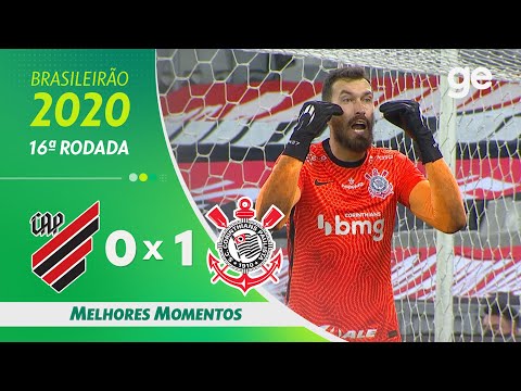 Gols e lances de Athletico-PR x Corinthians
