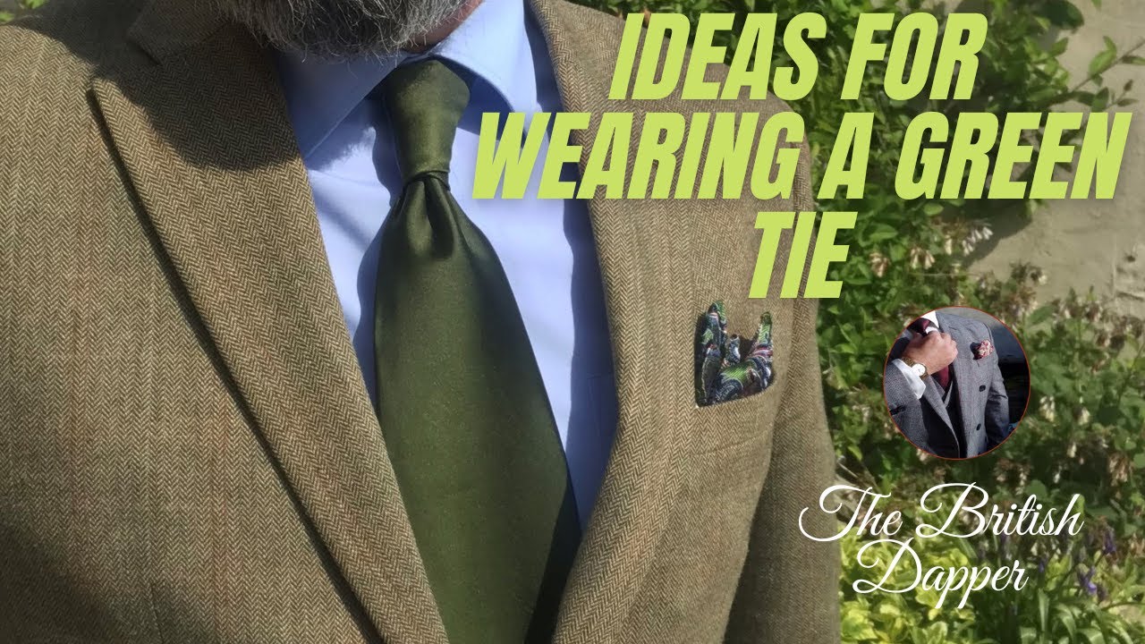 Ideas For Wearing A Green Tie