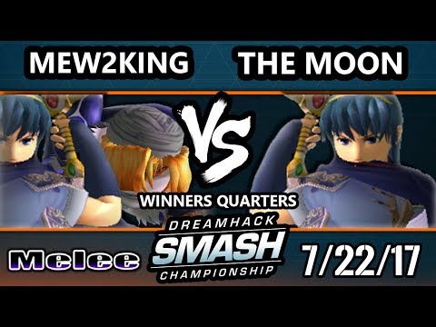 DHATL 17 Melee - FOX MVG | Mew2King (Marth, Sheik) Vs. MSF | The Moon (Marth) SSBM Singles WQ