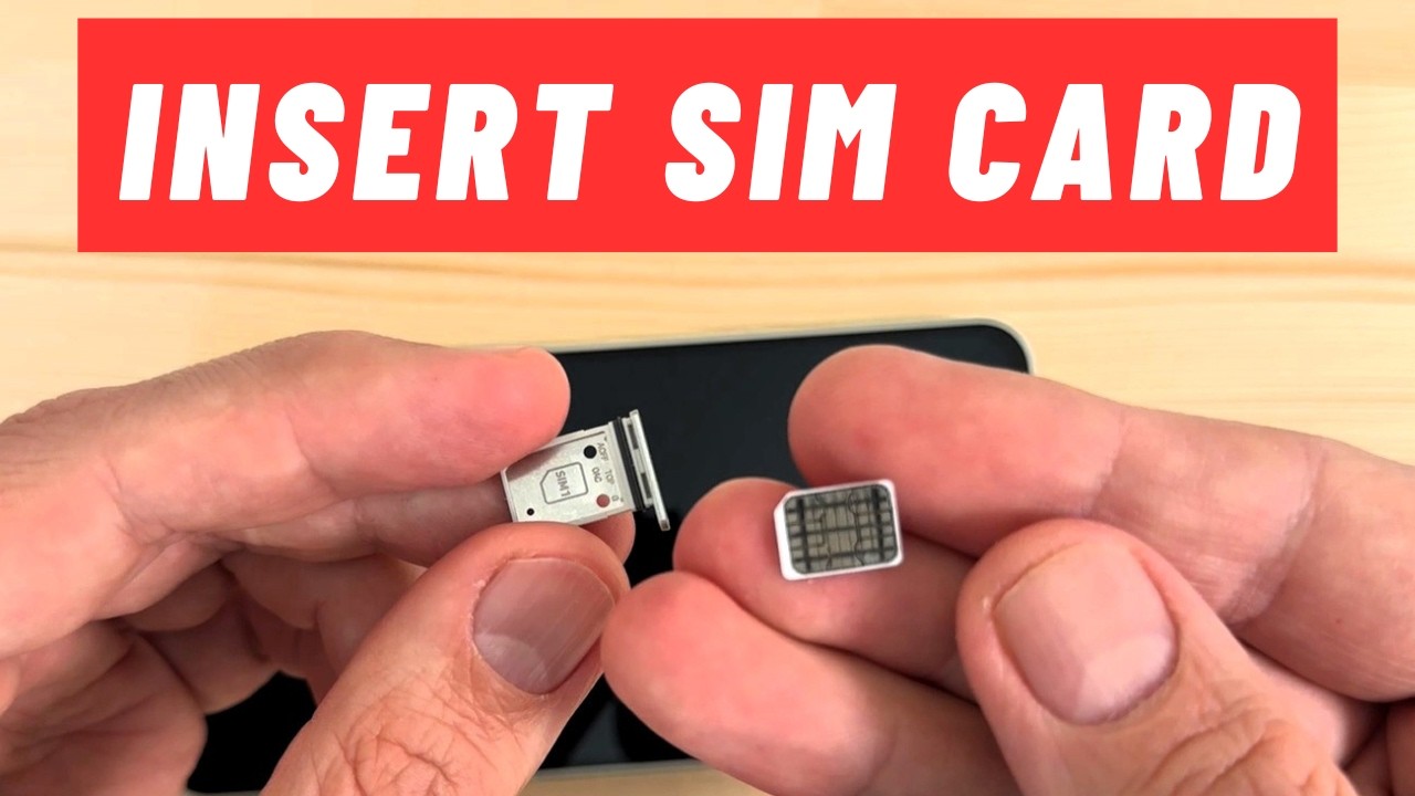 INSERT SIM CARD Samsung Galaxy A57 & A37