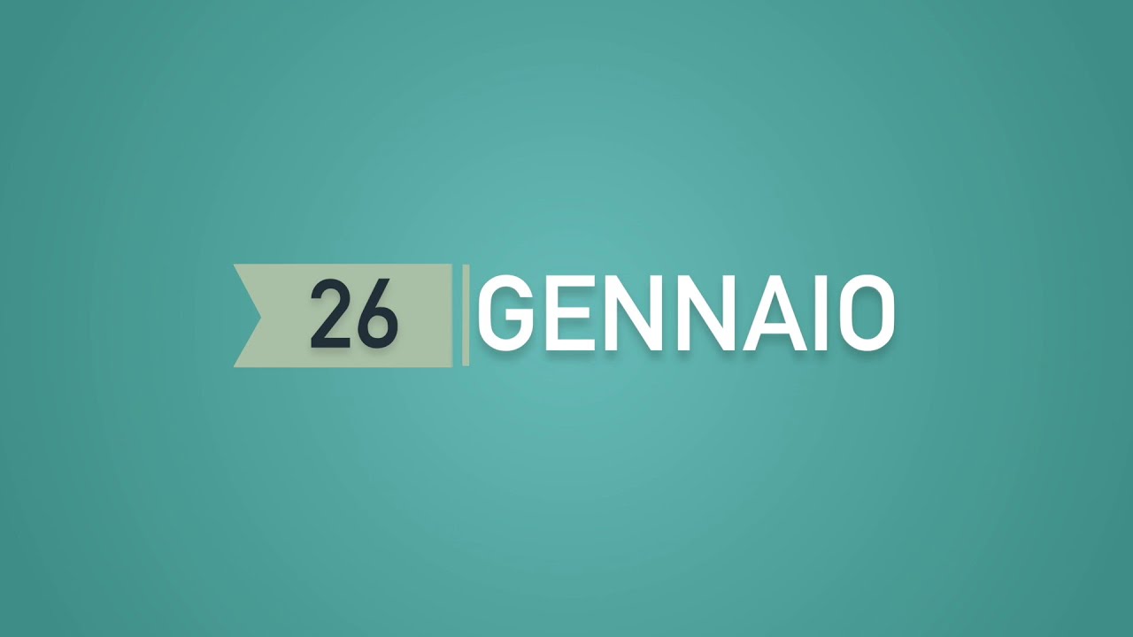 Meditazione Calendario “Parole di Vita” del 26 Gennaio 2021