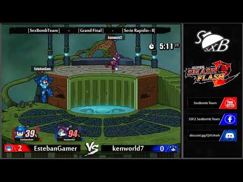 SexbombT SSF2 - Grand Final - EstebanGamer636  (Megaman) Vs. Kenworld7 (Krystal) - Rapidin Series