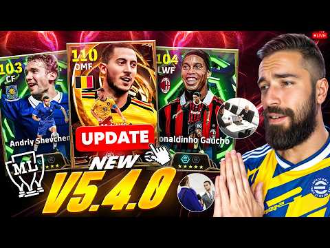 🔴 LIVE | UPDATE DAY V5.4.0⚡Master League, Pack Opening and NEW Gameplay🔥 eFootball