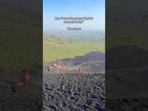 Volcano boarding in León Nicaragua #nicaraguatravel