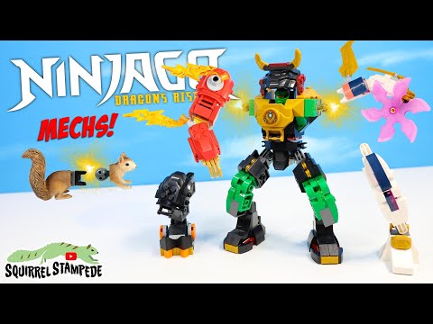 Ninjago Dragons Rising Customize Lloyd's Elemental Power Mechs 2024 All LEGO Builds