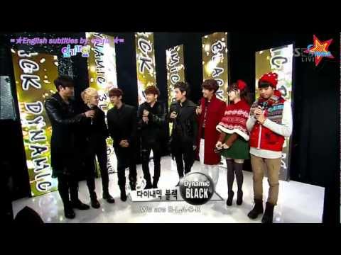 [ENG SUB] Dynamic Black - The Color of K-POP 121223 (Interview)