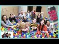 Ball Pit Party Kick The Can In Box Fort Maze That YouTub3 Family