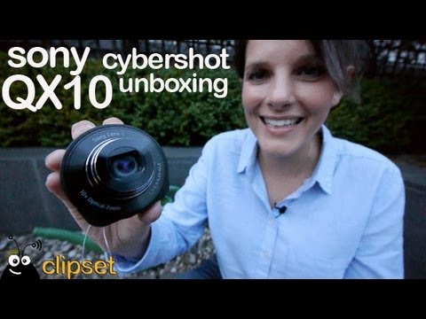 Sony CyberShot QX10 QX100 camara objetivo preview unboxing